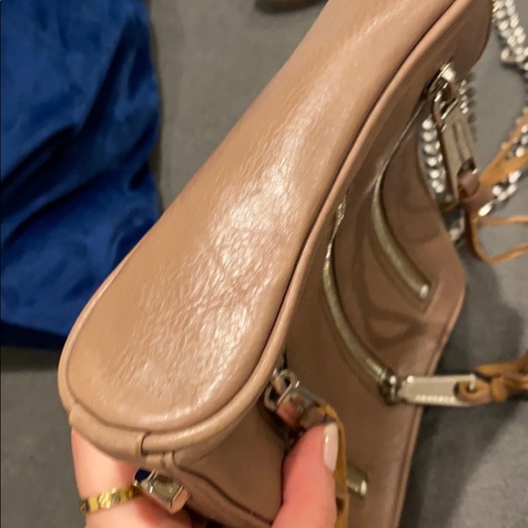 Rebecca Minkoff taupe multizip crossbody bag - Picture 7 of 11